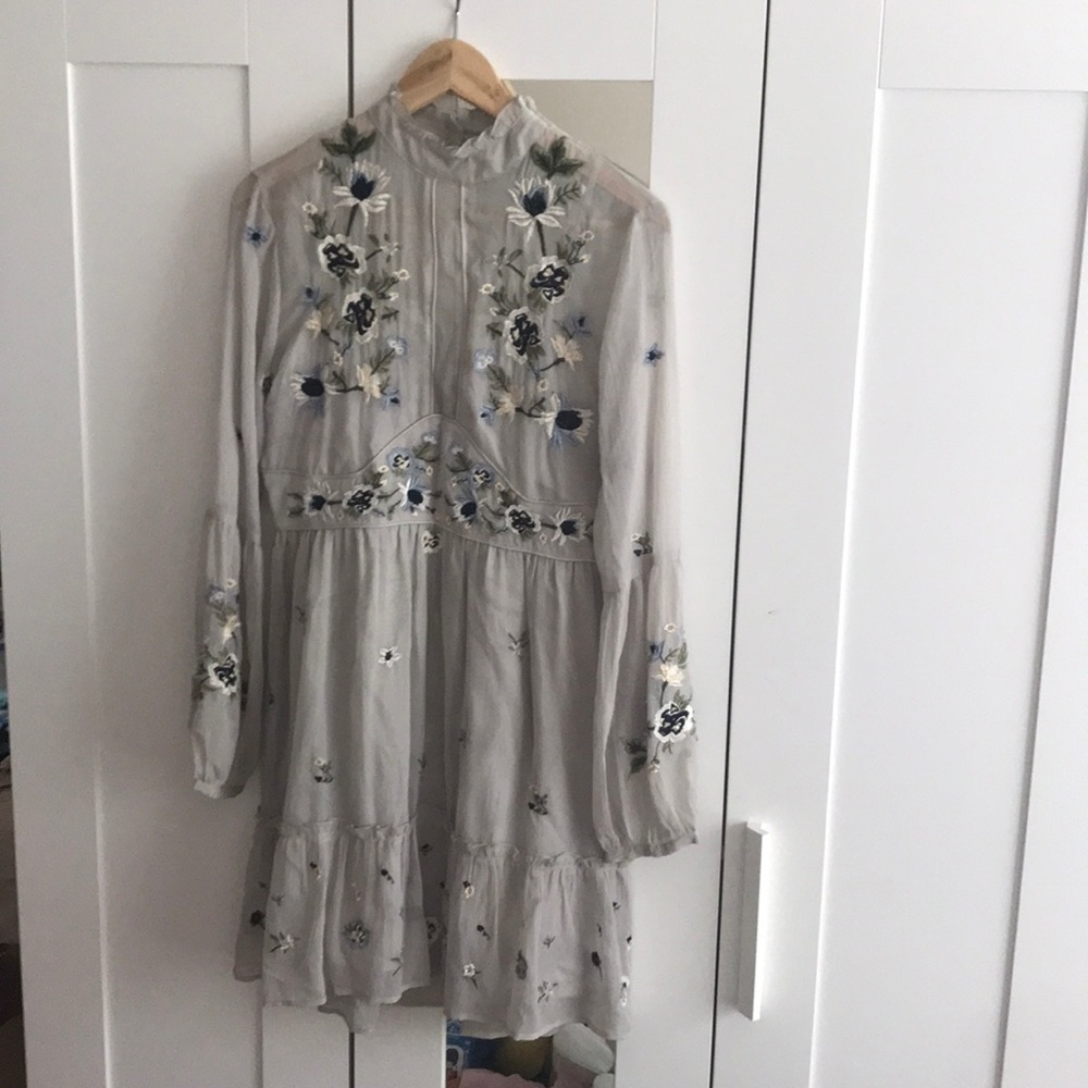 River Island Embroidered Dress
